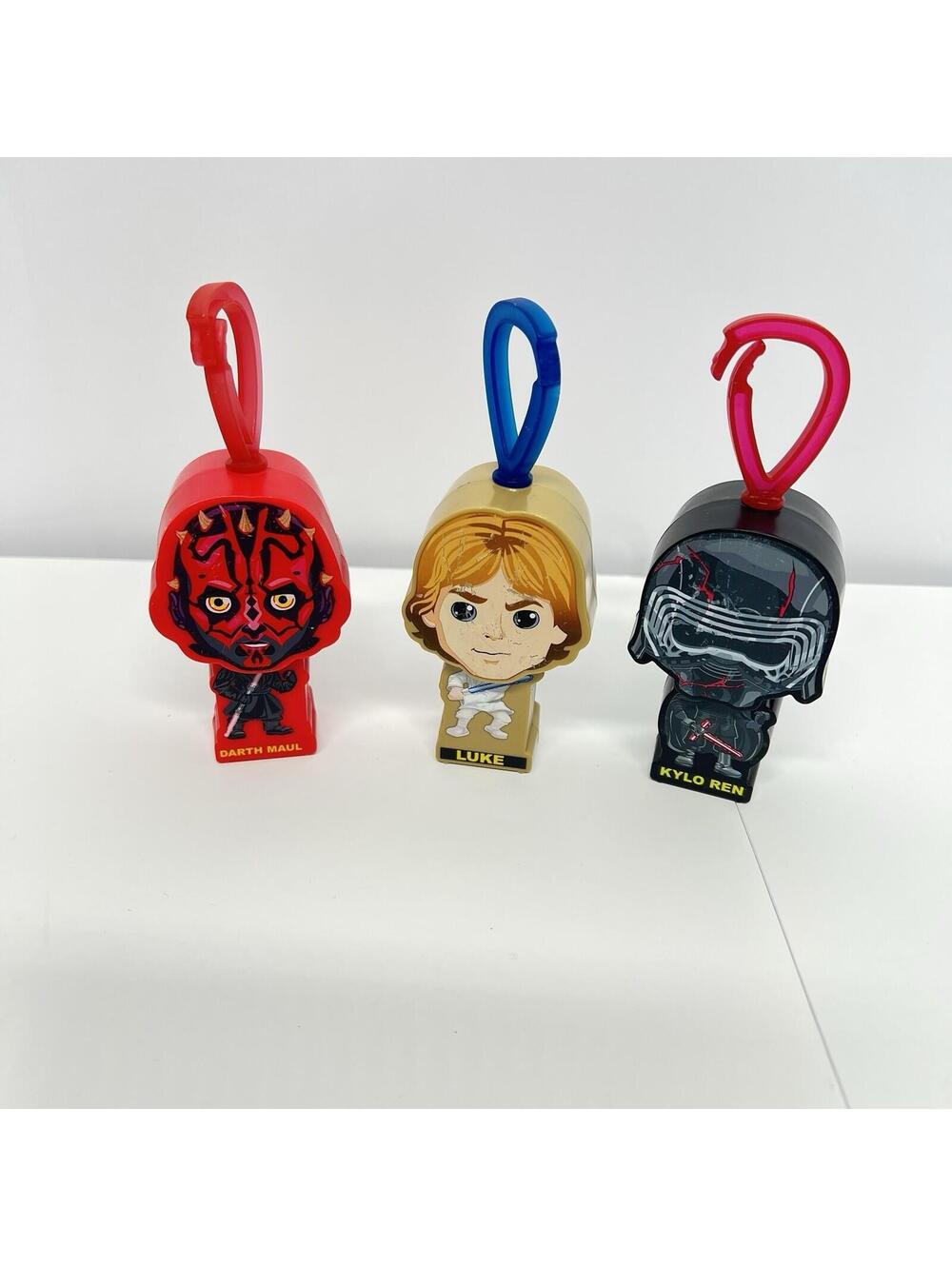 Star Wars The Rise of Skywalker McDonald’s Happy Meal Clip Toy Lot of 3